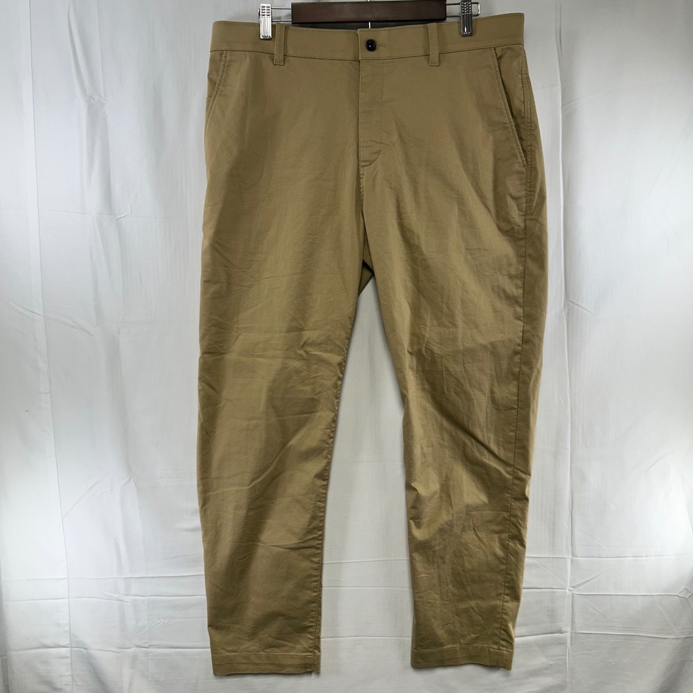 Nike Chino Pants Mens 36x32 Khaki Tan Dri-FIT Tapered Golf Trousers DA4089-287